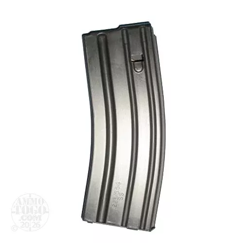 1 – ASC AR-15 .223 / 5.56 Stainless Steel 30rd. Magazine Black Follower