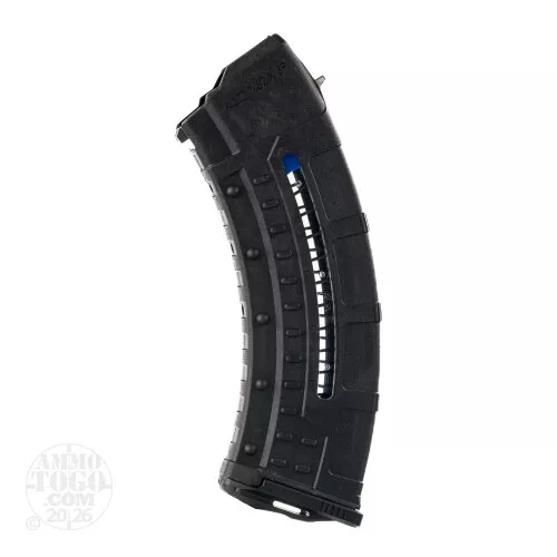 1 - Leapers UTG AK-47 30rd Black Polymer Magazine With Mag Level Window