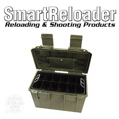 1 – SmartReloader #50 Modular Ammo Box w/ Modular Storage Trays OD Green