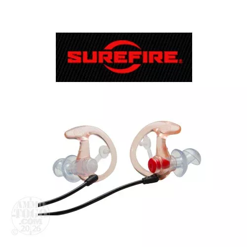 1 – Surefire Earpro EP3 Medium Clear Hearing Protection Earpieces