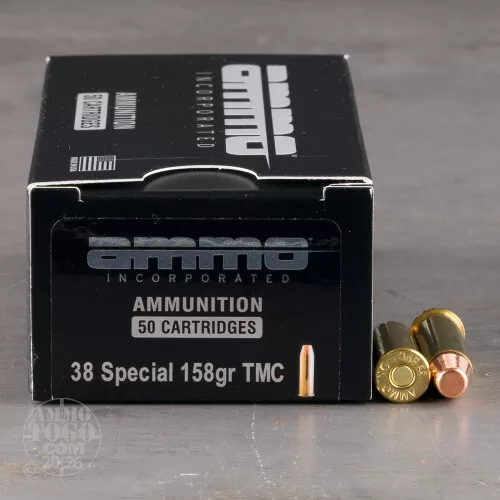 1000rds – 38 Special Ammo Inc. 158gr. TMJ Ammo