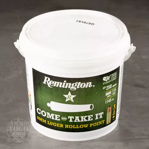 1000rds – 9mm Remington UMC 115gr. JHP Ammo