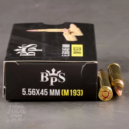 1500rds – 5.56x45 BPS 55gr. FMJ Ammo