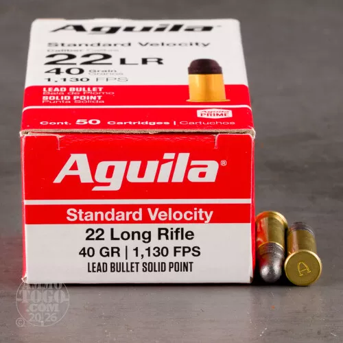 2000rds – 22 LR Aguila 40gr. LRN Ammo