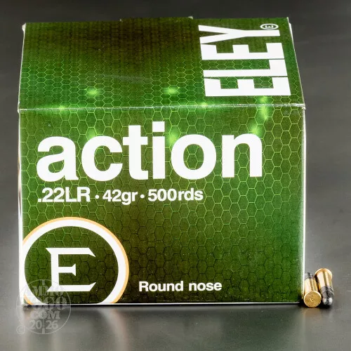 500rds – 22 LR Eley Action 42gr. LRN Ammo