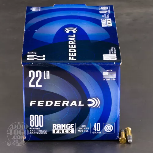 800rds – 22 LR Federal Champion 40gr. LRN Ammo