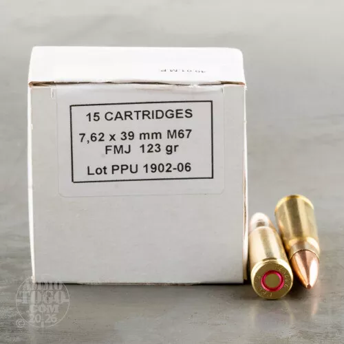 840rds – 7.62x39 Prvi Partizan 123gr. FMJ Ammo