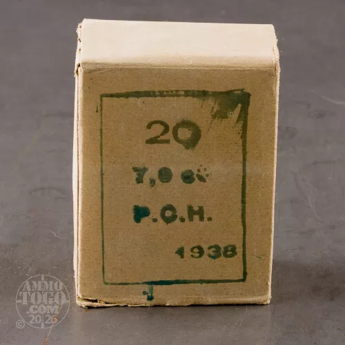 840rds – 8mm Mauser Greek Military Surplus 198gr. FMJ Ammo *CORROSIVE*
