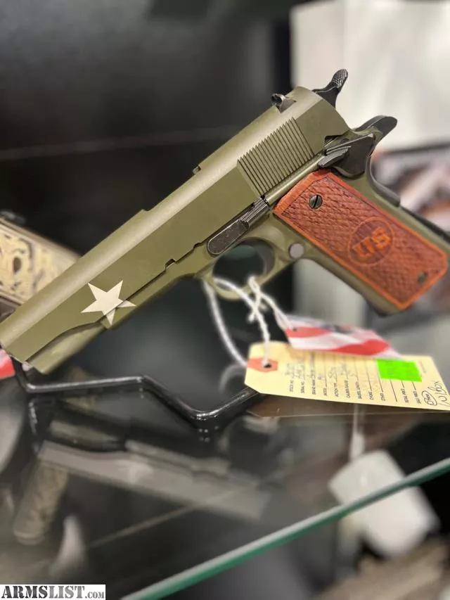 Auto Ordnance 1911from Southern Variety Guns & Ammo Shooting Range near Biscoe, North Carolina, USA
