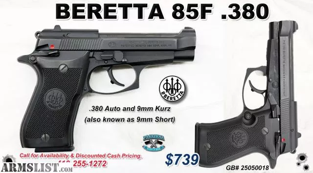 BERETTA 85F .380 from Pasadena Pawn & Gun LLC near Pasadena, Baltimore, MD