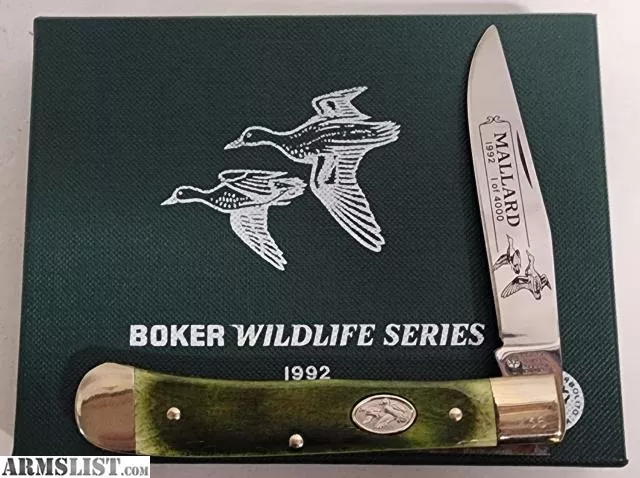 BOKER Wildlife Series 1992 Mallard 736 of 4000 Pocket Knife Made In Germany from Coast To Coast Pawn near Clearwater, Tampa/St. Pete, FL