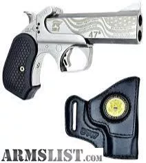 Bond Arms DT47 Satin Package Stainless .45 Colt / .410 GA 4.25" Barrel 2-Rounds from BuckSnort Outfitters, Inc near Jonesboro, AR