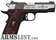 Browning 1911 - Black Medal Medallion Pro - .380 from Realm Firearms near Spring Lake Park, Minneapolis / St. Paul, MN