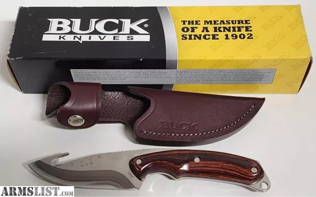 Buck Alpha Hunter Fixed 3-3/4" Blade with Gut Hook, Rosewood Handles - 5239 from Coast To Coast Pawn near Clearwater, Tampa/St. Pete, FL