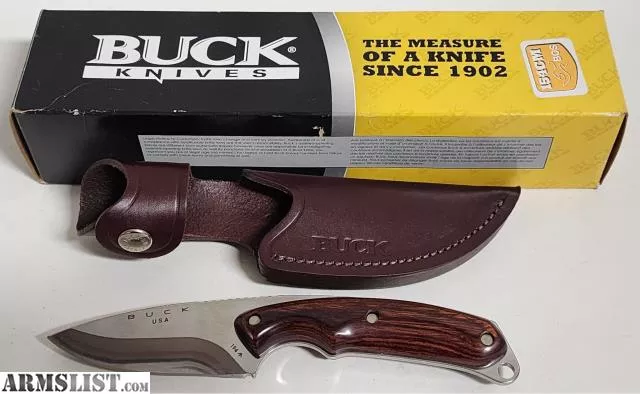 Buck Knives Alpha Hunter Wood Handles Fixed 12C27Mod Sandvik 3 3/4" Blade - 5237 from Coast To Coast Pawn near Clearwater, Tampa/St. Pete, FL