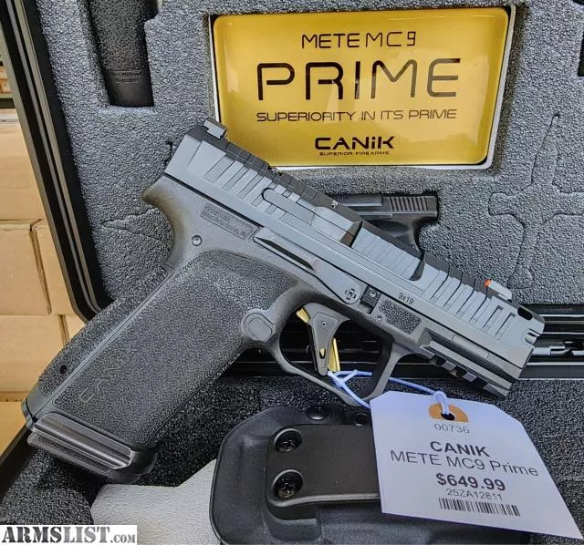 Canik METE MC9 Prime from BradfordArms LLC near Meredith, New Hampshire, USA