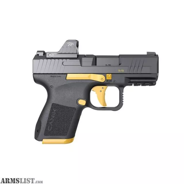 Canik Mete MC9 w/ MO1 BLK/GOLD from Double M Defense near Frisco, Dallas, TX