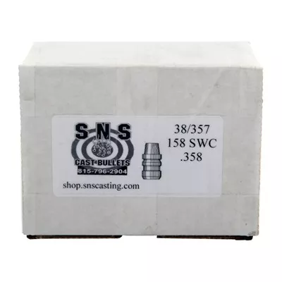 CAST .38 CALIBER (.358") SEMI-WADCUTTER HANDGUN BULLETS