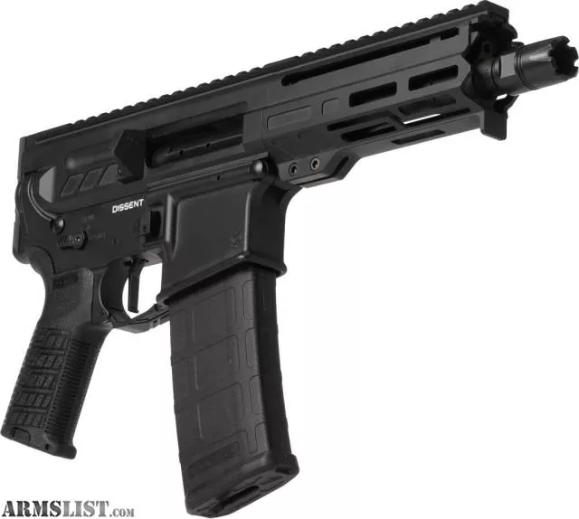 CMMG DISSENT Mk4, 6.5" Pistol - Armor Black from MSL Trading dba A3GMunitions near Cumming, Georgia, USA