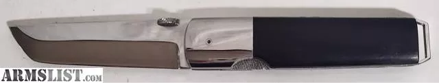 Custom Made Tanto Lock Blade Knife with Ebony from Coast To Coast Pawn near Clearwater, Tampa/St. Pete, FL