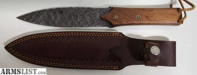 Damascus Knife with Sheath from Coast To Coast Pawn near Clearwater, Tampa/St. Pete, FL