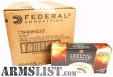 Federal 40 S&W Hydra-Shok Tactical P40HS3G 165 gr JHP 50 rounds from Realm Firearms near Spring Lake Park, Minneapolis / St. Paul, MN