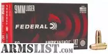 FEDERAL AMERICAN EAGLE 9MM 147GR FMJ FLAT POINT from Realm Firearms near Spring Lake Park, Minneapolis / St. Paul, MN