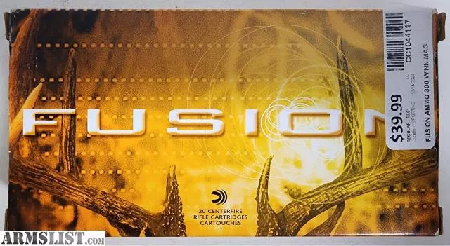 Federal Fusion 300 Winchester Magnum Ammo 150 Grain Fusion Soft Point - Box of 20 from Coast To Coast Pawn near Clearwater, Tampa/St. Pete, FL