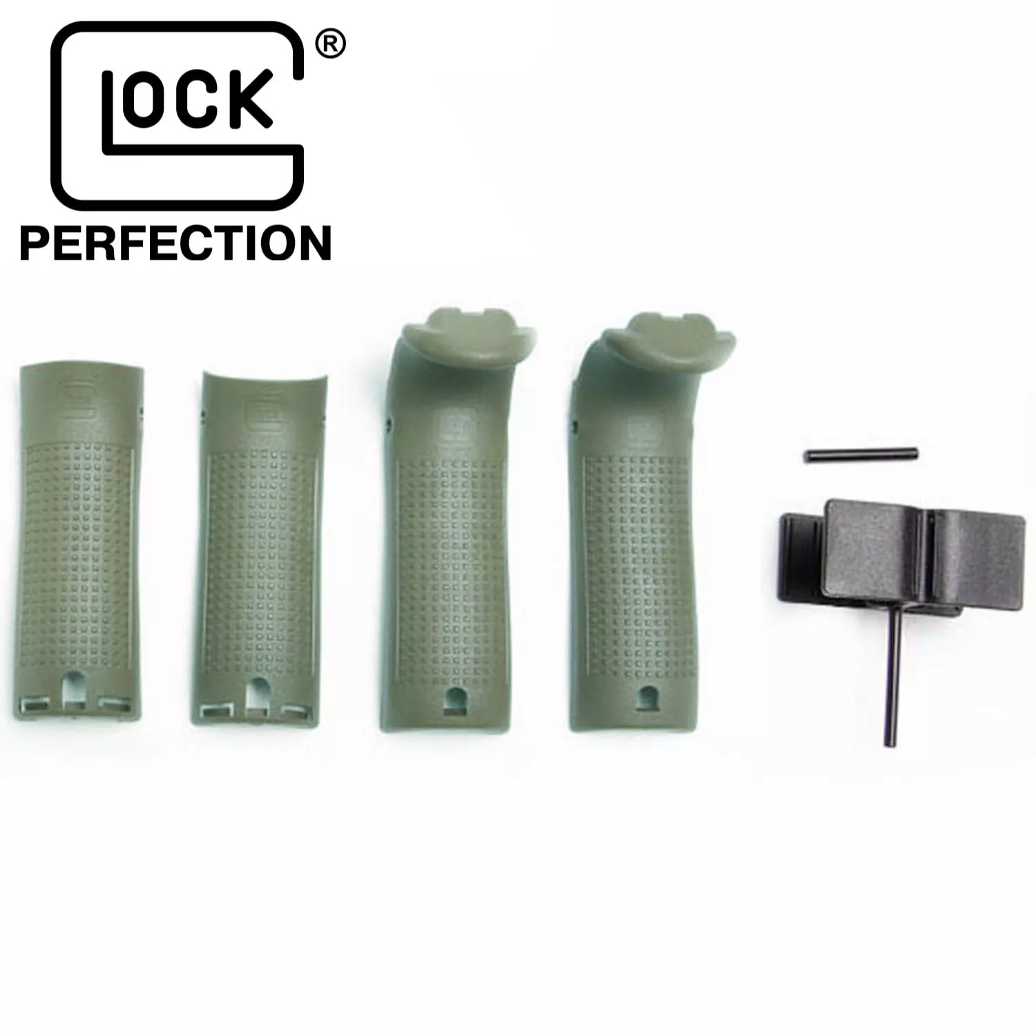 Glock Beavertail / Backstrap Set, Battlefield Green (G19, G23 – Gen4 Only)