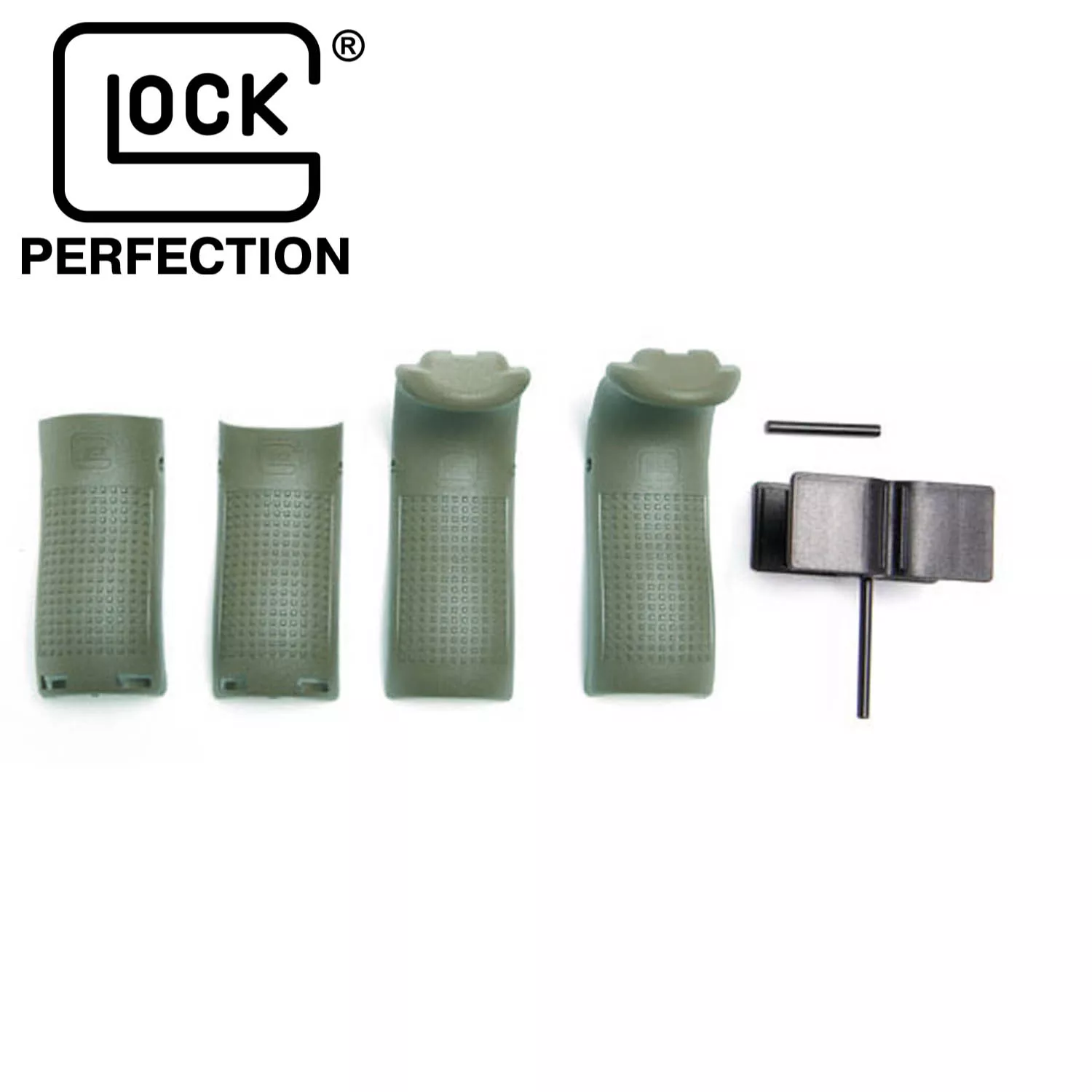 Glock Beavertail / Backstrap Set, Battlefield Green (G26, G27 – Gen4 Only)
