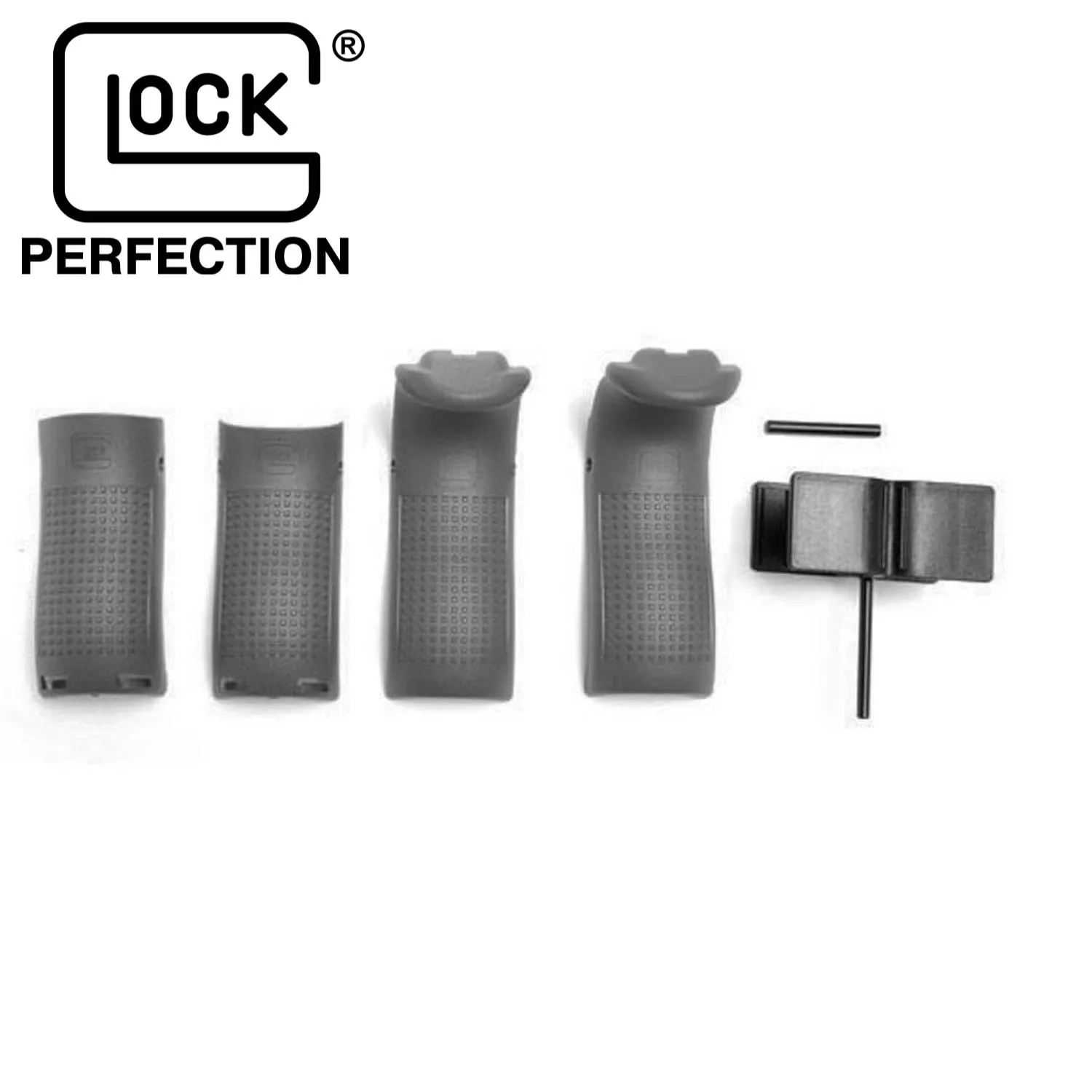 Glock Beavertail / Backstrap Set, Gray (G26, G27 – Gen4 Only)