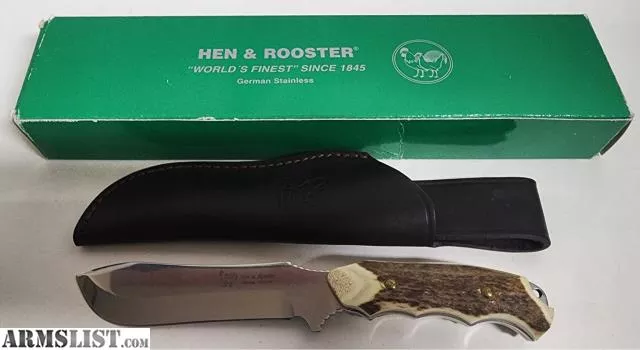 Hen and Rooster HR5003 Hunter Stag Knife from Coast To Coast Pawn near Clearwater, Tampa/St. Pete, FL