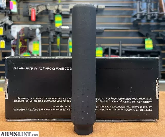 Huxwrx Flow 22Ti Black .22LR Suppressor from Paratus Outfitters LLC near Rockingham, North Carolina, USA