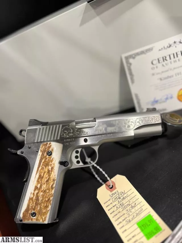 Kimber K1911 from Southern Variety Guns & Ammo Shooting Range near Biscoe, North Carolina, USA
