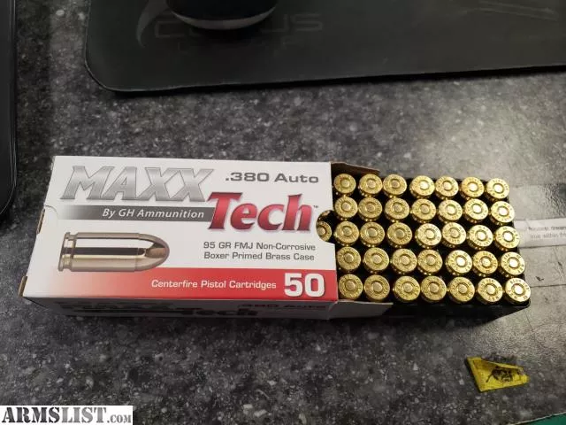 MAXXTECH 380 95 GRAIN from ACME EAST LLC near Colorado Springs, CO