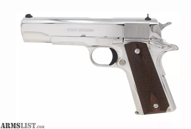 NEW COLT CUSTOM SHOP GOVERNMENT BRIGHT STAINLESS 38 SUPER 5" from Arizona State Armory near Phoenix, AZ