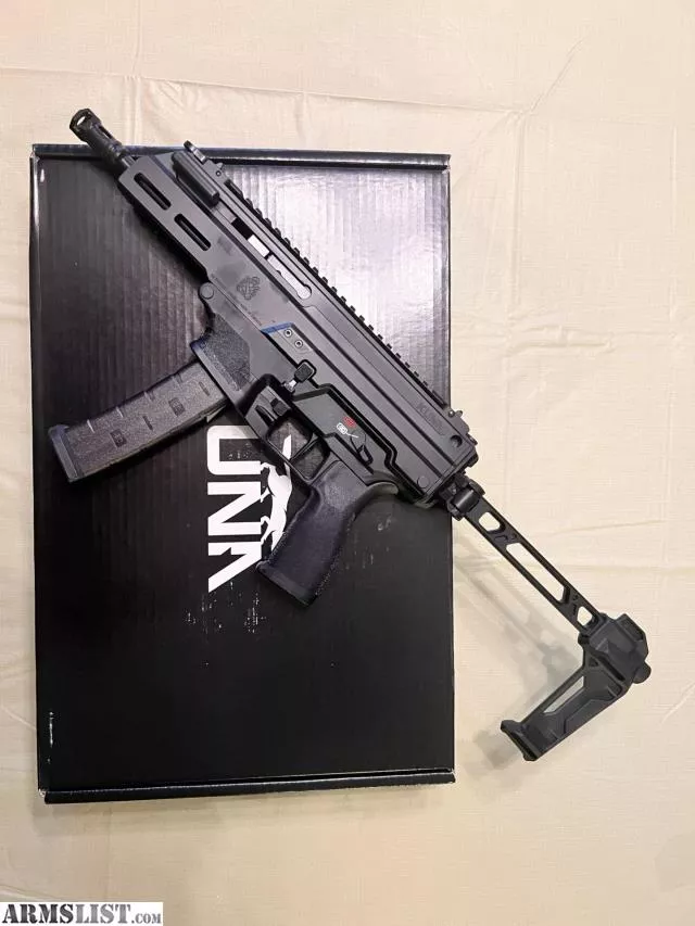 New KUNA 9MM PISTOL – 6″ THREADED BARREL – STRIKE INDUSTRIES FSA FOLDING BRACE – TWO 30-RD MAGS from Watson Precision Firearms LLC near Oklahoma City, OK