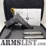 New NIGHTHAWK CUSTOM TRS COMMANDER IOS (Interchangeable Optic System) BLACKOUT - FLUTED MATCH GRADE DOUBLE STACK - 9MM from Watson Precision Firearms LLC near Oklahoma City, OK
