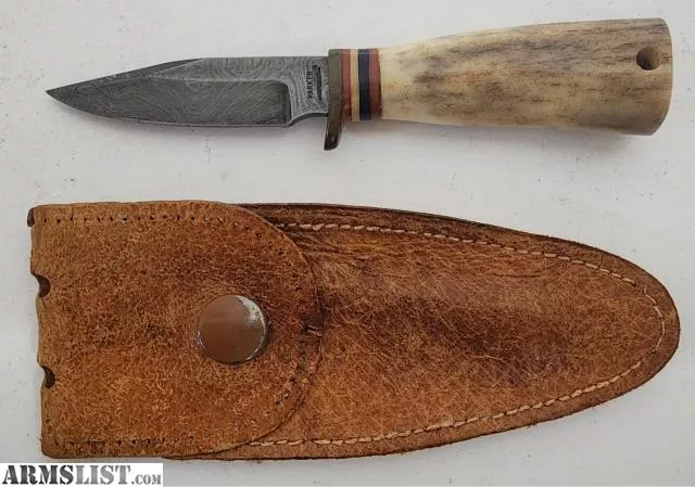 PARKER CO. MINIATURE DAMASCUS BOWIE KNIFE BENCH MADE IN TAKO, JAPAN from Coast To Coast Pawn near Clearwater, Tampa/St. Pete, FL