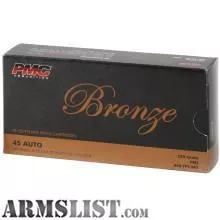 PMC BRONZE 45 AUTO 230GR FMJ from Realm Firearms near Spring Lake Park, Minneapolis / St. Paul, MN