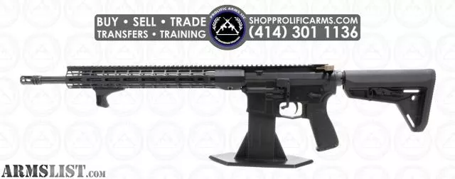 Pre-Owned Aero Precision M4E1 AR-15 Rifle Ambi Bolt Catch & CH, 5.56 NATO 18" from Prolifc Arms near West Allis, Milwaukee, WI