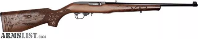 Ruger 10/22 Great White Walnut .22 LR 18.5" Barrel 10-Rounds Engraved from BuckSnort Outfitters, Inc near Jonesboro, AR