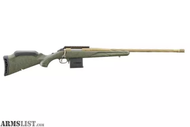 RUGER AMERICAN GEN 2 PRED 22ARC 22" GREEN SPLATTER STOCK from KG Gun Works near Clearwater, Wichita, KS