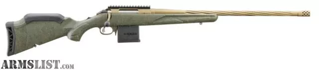 RUGER AMERICAN GEN 2 PRED 6MMARC 22" GREEN SPLATTER STOCK from KG Gun Works near Clearwater, Wichita, KS