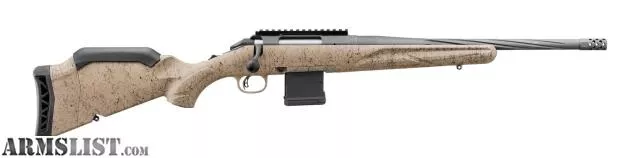 RUGER AMERICAN GEN 2 RANCH 300BK 16" FDE SPLATTER STOCK from KG Gun Works near Clearwater, Wichita, KS