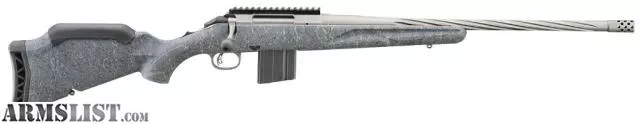 Ruger American Gen II Full Size 6mm ARC 10+1 20" Gray Splatter Adjustable Synthetic Stock from BuckSnort Outfitters, Inc near Jonesboro, AR