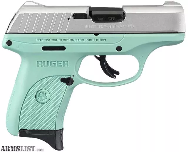 Ruger EC9s Stainless / Turquoise 9mm 3.12" Barrel 7-Rounds from BuckSnort Outfitters, Inc near Jonesboro, AR