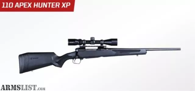 Savage 110 Apex Hunter XP 7mm Rem Mag Rifle With Vortex Crossfire 3-9x40 Scope 57314 from Gilberts Gun Shop LLC near Frankfort, KY