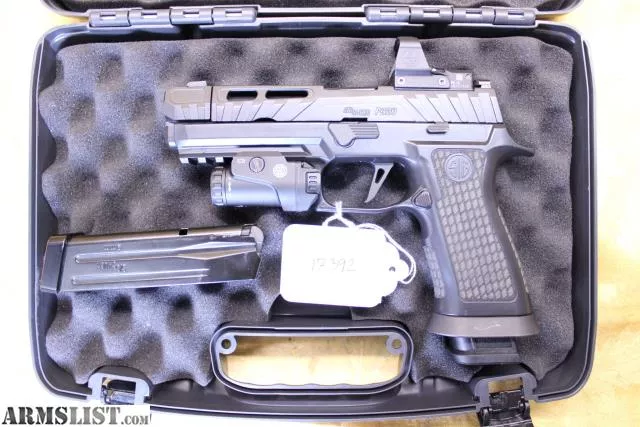Sig Sauer Custom Works P320 Spectre Compact "Blackout" 9mm Semi-Automatic Pistol from Ted's Pawn Shop near Norwood, Ohio, USA