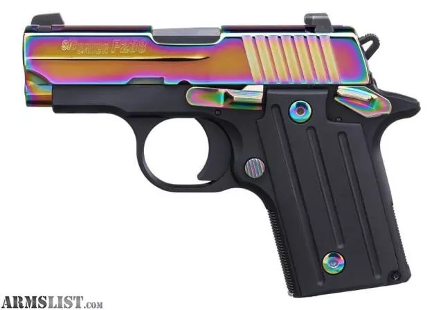 SIG SAUER P238 Rainbow Titanium 380 ACP Pistol >Limited Edition< from 508 Guns & Ammo LLC near Walpole, Massachusetts, USA
